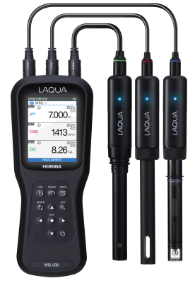 Horiba LAQUA WQ330-K – 3 channel professional measuring device for various parameters in analysis case